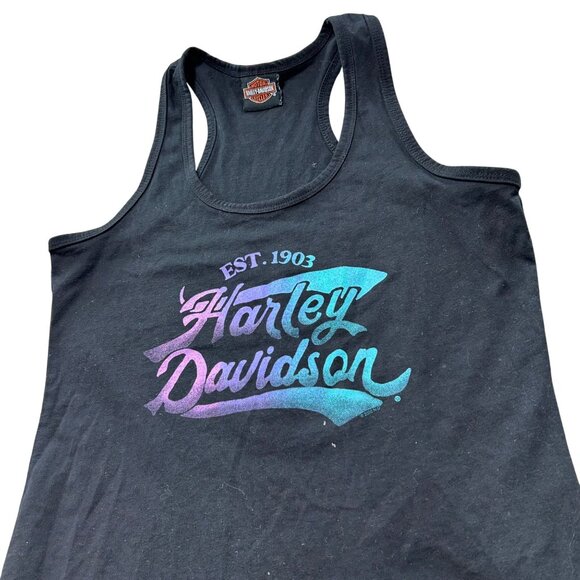 Harley-Davidson Women's Sz Medium Canotta  Ice Cold Tank Top - Picture 7 of 7